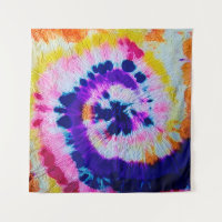 Psychedelischer Geist. Gefärbte Krawatte aus mehrf