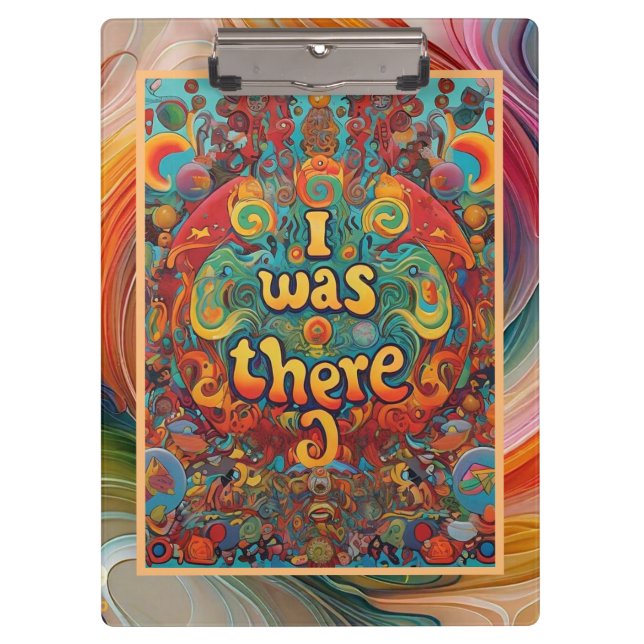 "Psychedelischer Jam" Klemmbrett (Vorderseite)