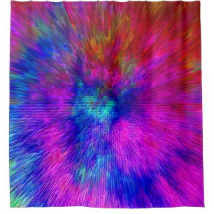 Psychedelischer Kersplash...... Duschvorhang