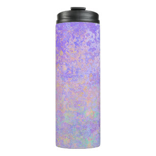 Psychedelischer Lavender Lila Neon Pastel Abstrakt Thermosbecher