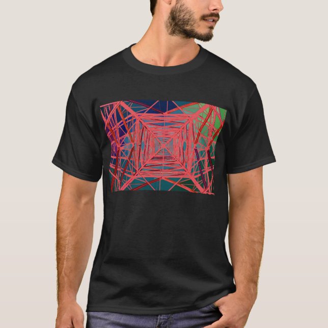 psychedelischer Mast T-Shirt (Vorderseite)