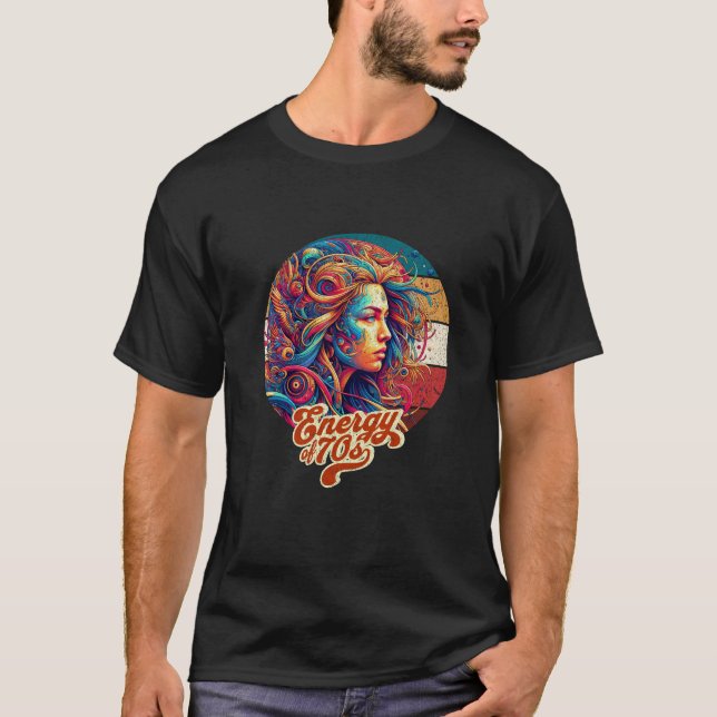 Psychedelischer Naturgeist T-Shirt (Vorderseite)