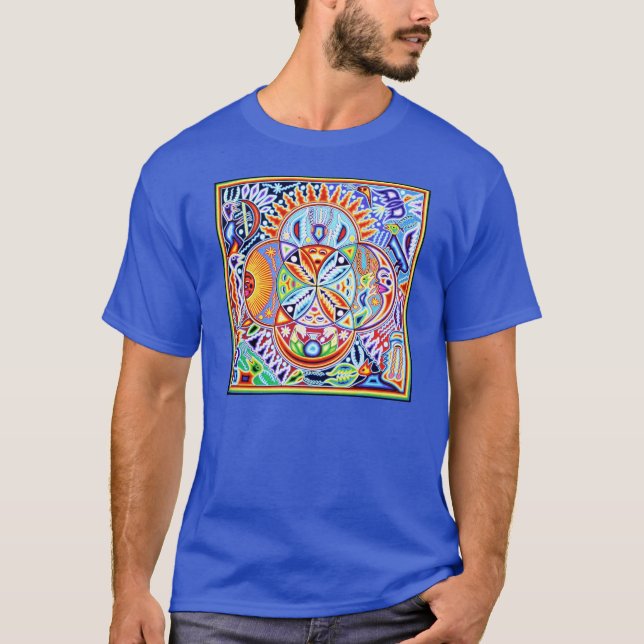 Psychedelischer Peyote-Gott T-Shirt (Vorderseite)