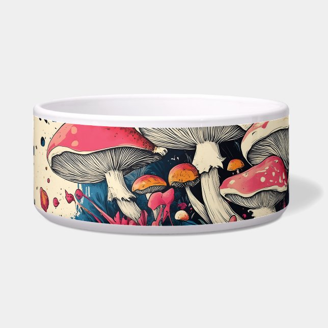 Psychedelischer Pilzwald mit Gitarre Napf (Vorderseite)