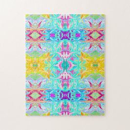 Psychedelischer Puzzlespiel-Druck