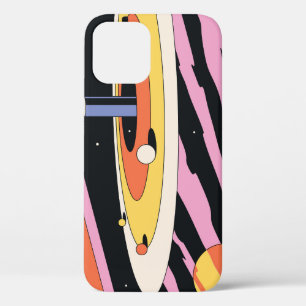 Psychedelischer Raum: 70er geometrische Formen Case-Mate iPhone Hülle