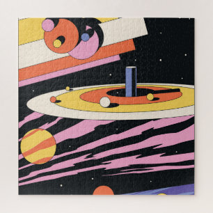 Psychedelischer Raum: Geometrische Formen der 70er