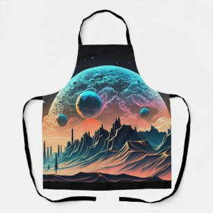 Psychedelischer Raum Schürze