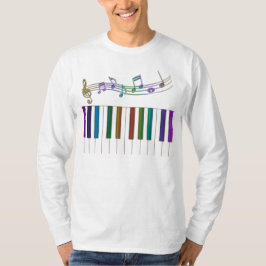 Psychedelischer Regenbogen befestigt T-Shirt
