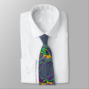 Psychedelischer Regenbogen-Hals Tie Krawatte