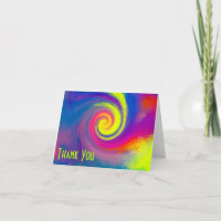 Psychedelischer Regenbogen-Strudel danken Ihnen