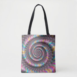 Psychedelischer Regenbogen Unicorn Nautilus 3D Tasche