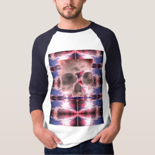 Psychedelischer Skully Spitzenspaß T-Shirt