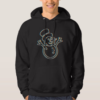 Psychedelischer Snowman-Trippy Hoodie
