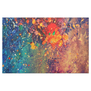 Psychedelischer Spritzer Farbiger Regenbogen Abs Stoff