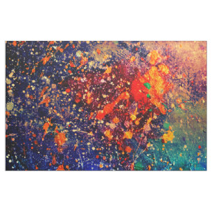 Psychedelischer Spritzer Farbiger Regenbogen Abs Stoff