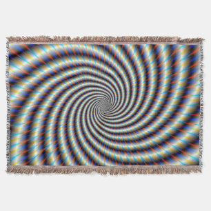 Psychedelischer Swirl Decke