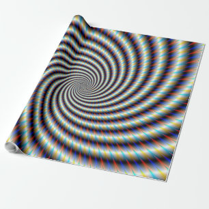 Psychedelischer Swirl Geschenkpapier