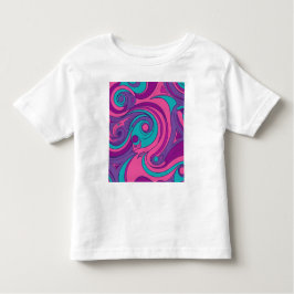 Psychedelischer Swirl Kleinkind T-shirt