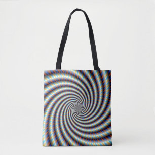 Psychedelischer Swirl Tasche