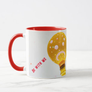 "Psychedelischer Traum: Vibrant Hues on Your Tasse