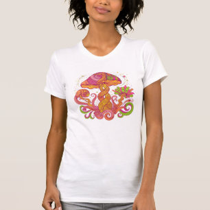 Psychedelischer Trippy Pilz - Farbige Boho  T-Shirt