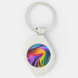 Psychedelischer Wirbel Schlüsselanhänger