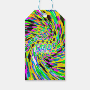 Psychedelischer Wirbelsturm Geschenkanhänger