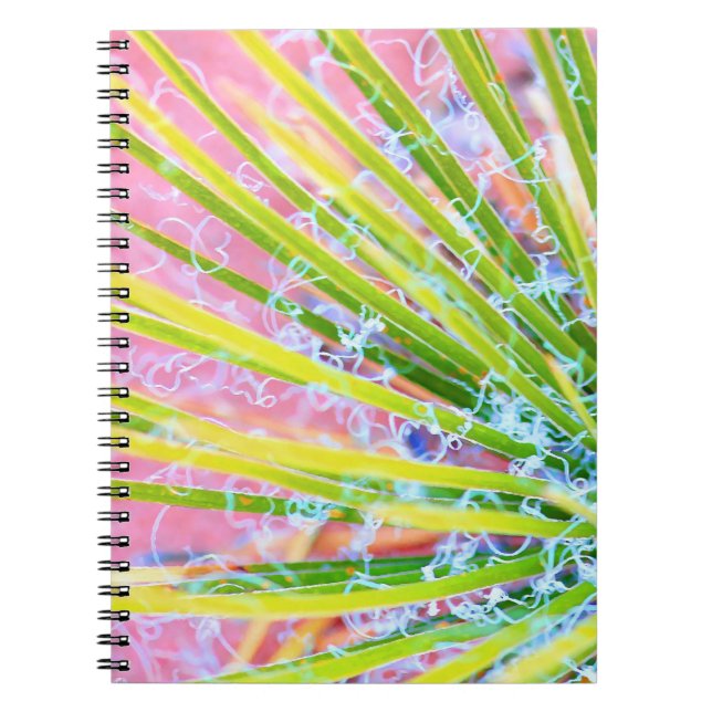 Psychedelischer Yucca in Pastellfarben Notizblock (Vorderseite)