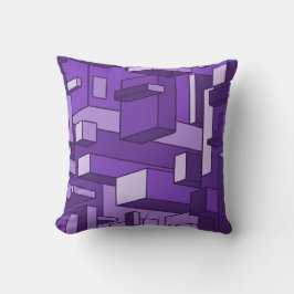 Psychedelisches Amethyst Lila Kissen
