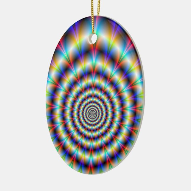 Psychedelisches Auge Keramik Ornament (Links)