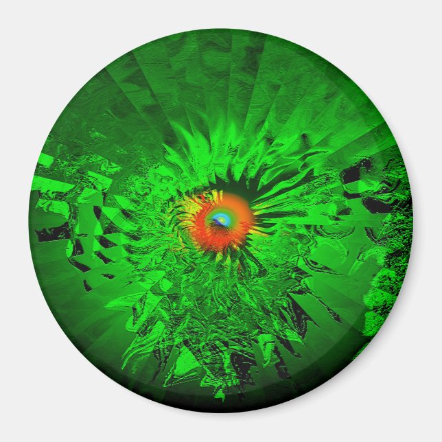 Psychedelisches Auge...... Magnet (Vorne)