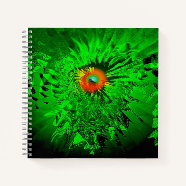 Psychedelisches Auge...... Notizbuch (Vorderseite)