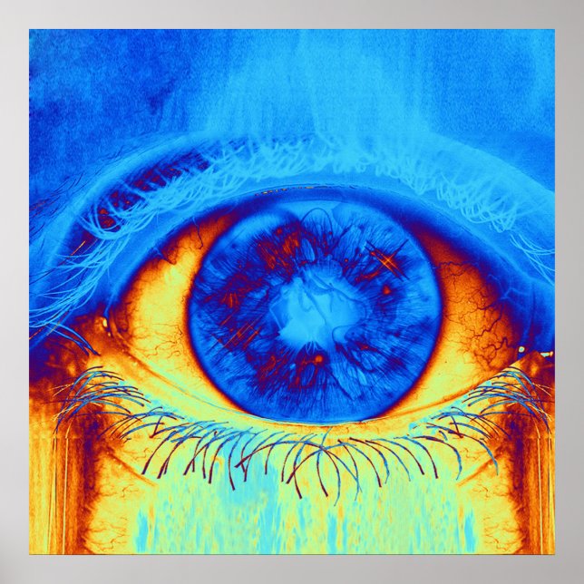 Psychedelisches Auge Poster (Vorne)