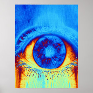 Psychedelisches Auge Poster