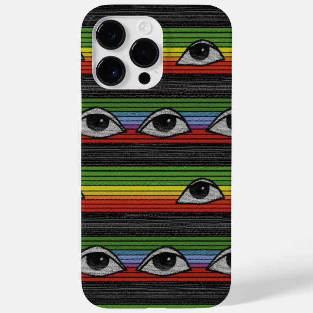 Psychedelisches Augenmuster Case-Mate iPhone 14 Pro Max Hülle (Rückseite)