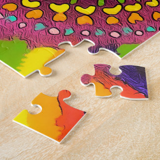 Psychedelisches Chakras Puzzlespiel