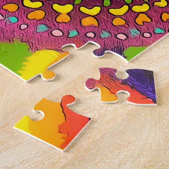 Psychedelisches Chakras Puzzlespiel (Seite)