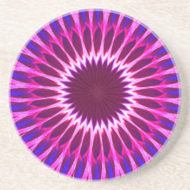 Psychedelisches Design auf einem Untersetzer aus S