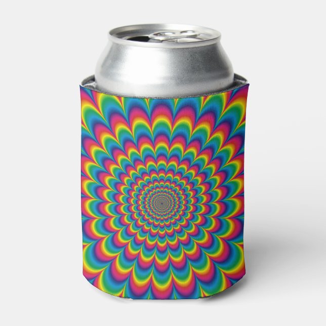 Psychedelisches Design Dosenkühler (Kanne Vorderseite)