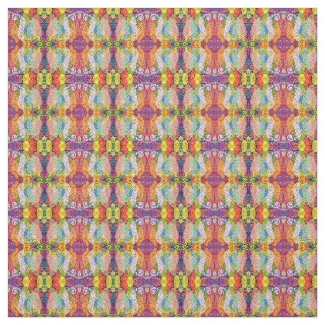 Psychedelisches Design Stoff (Muster)