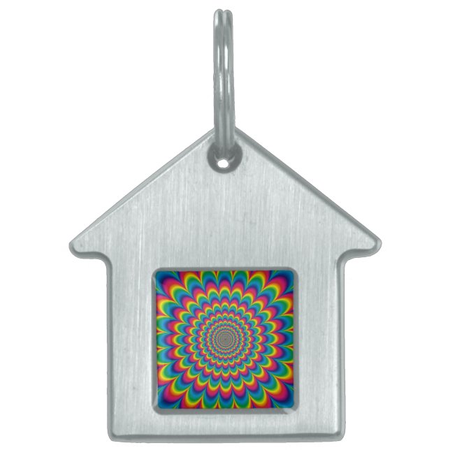 Psychedelisches Design Tiermarke (Vorderseite)