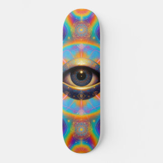 Psychedelisches Drittes Auge Skateboard – Heilige