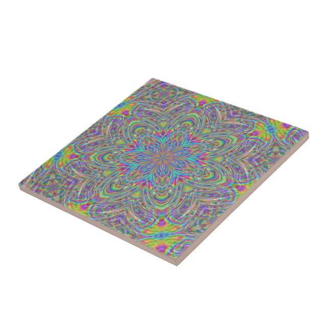 Psychedelisches flippiges fliese (Seite)
