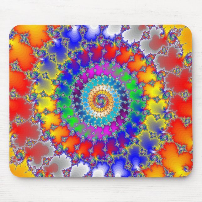 Psychedelisches Fraktal Mousepad (Vorne)