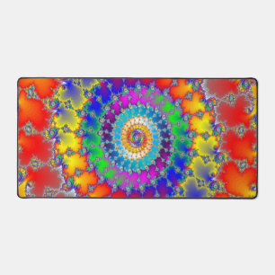 Psychedelisches Fraktal Schreibtischunterlage