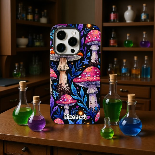 Psychedelisches Fungi-Muster iPhone 16 Pro Hülle (Von Creator hochgeladen)