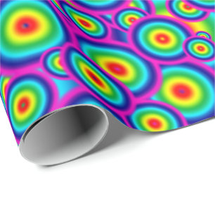 Psychedelisches Geschenkpapier
