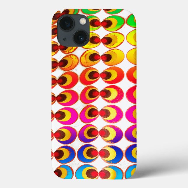 Psychedelisches Gewebe Case-Mate iPhone Hülle (Rückseite)