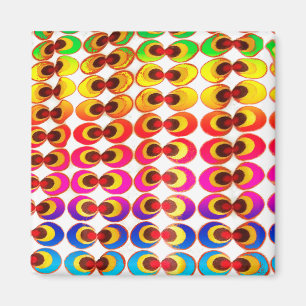 Psychedelisches Gewebe Magnet